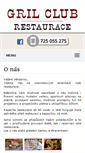 Mobile Screenshot of grilclubpalenice.cz